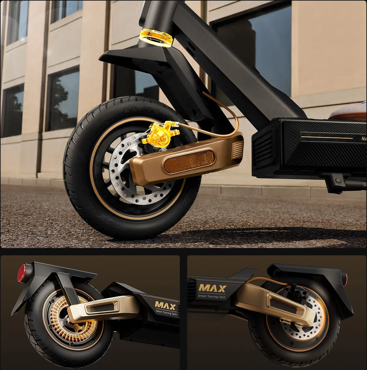 NAVEE ST5 Max z hamulcami tarczowymi EABS systemem TCS i technologią NavXride